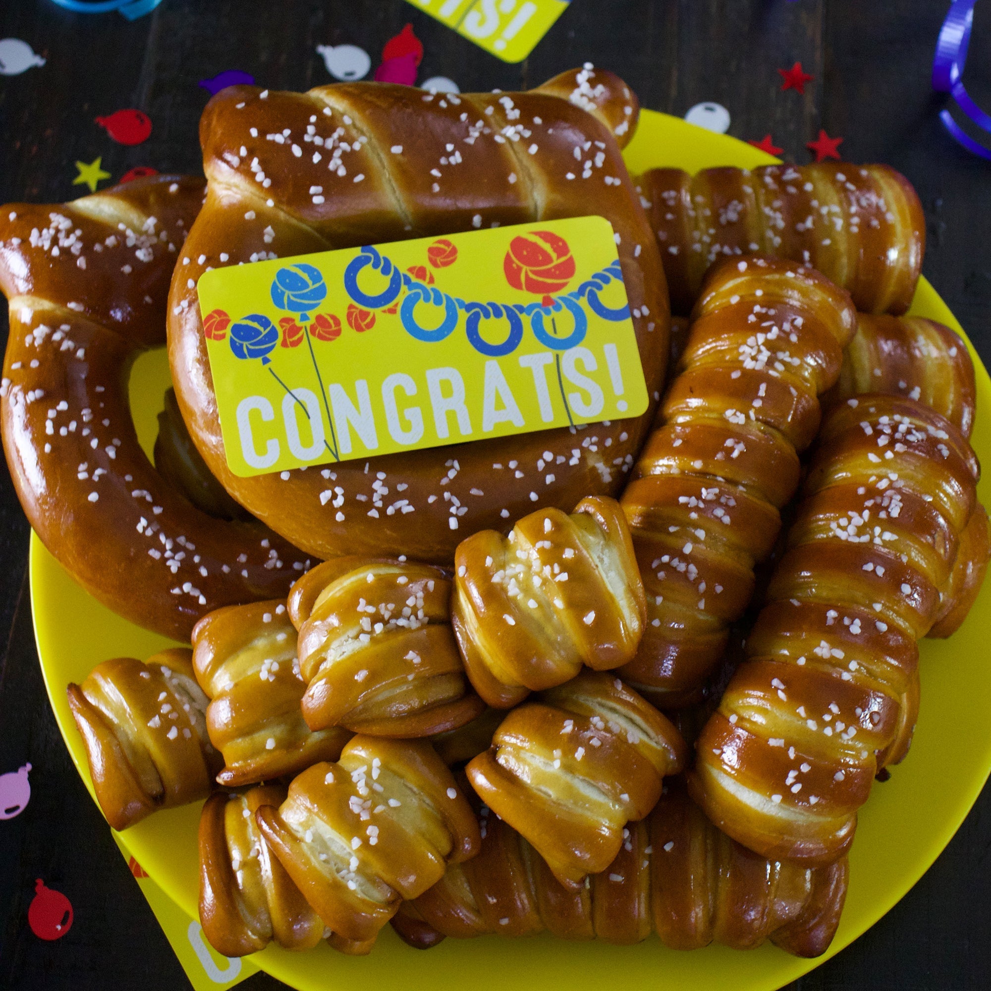 Soft Pretzel & Salts Variety Box - Congratulations