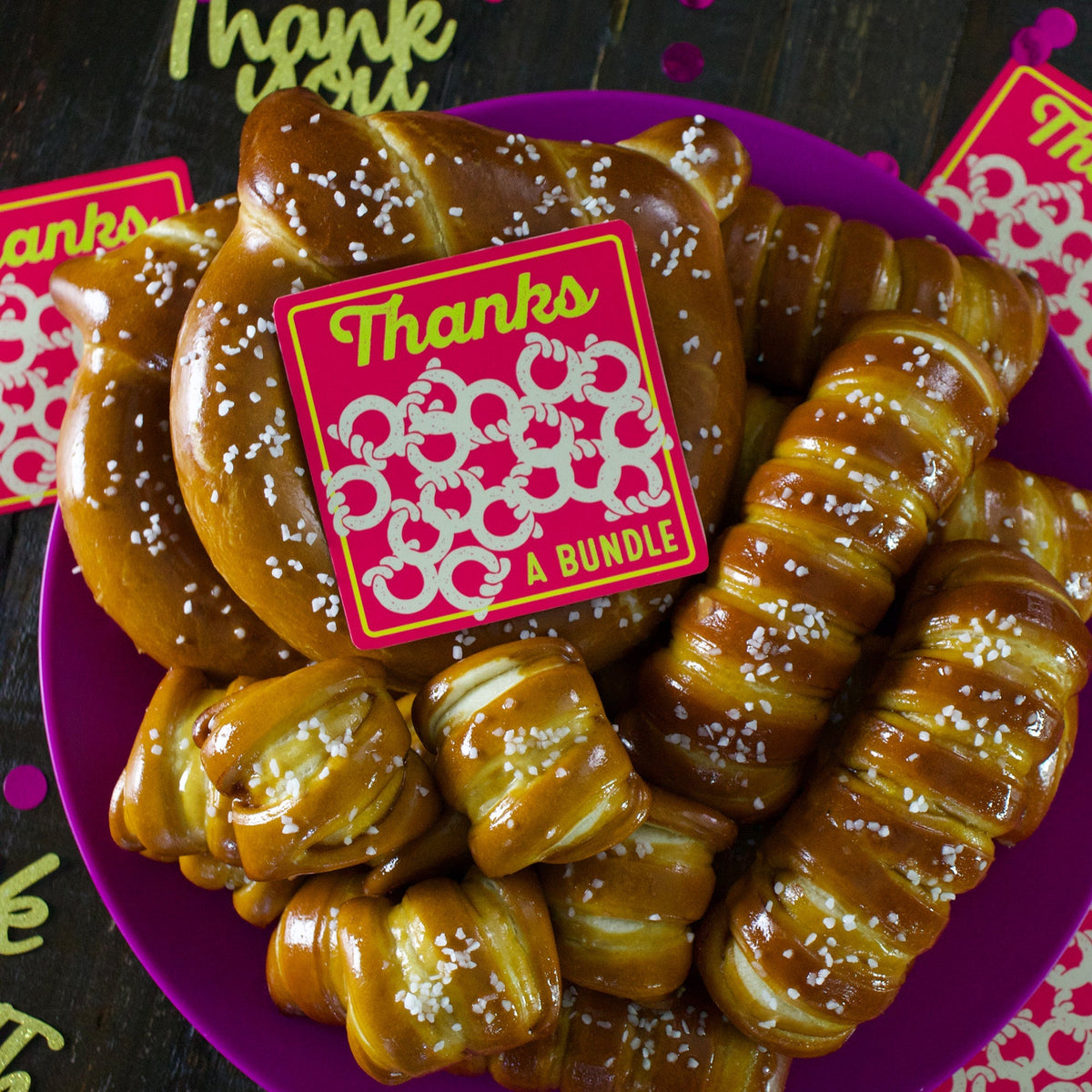 Soft Pretzel & Salts Variety Box - Thank You